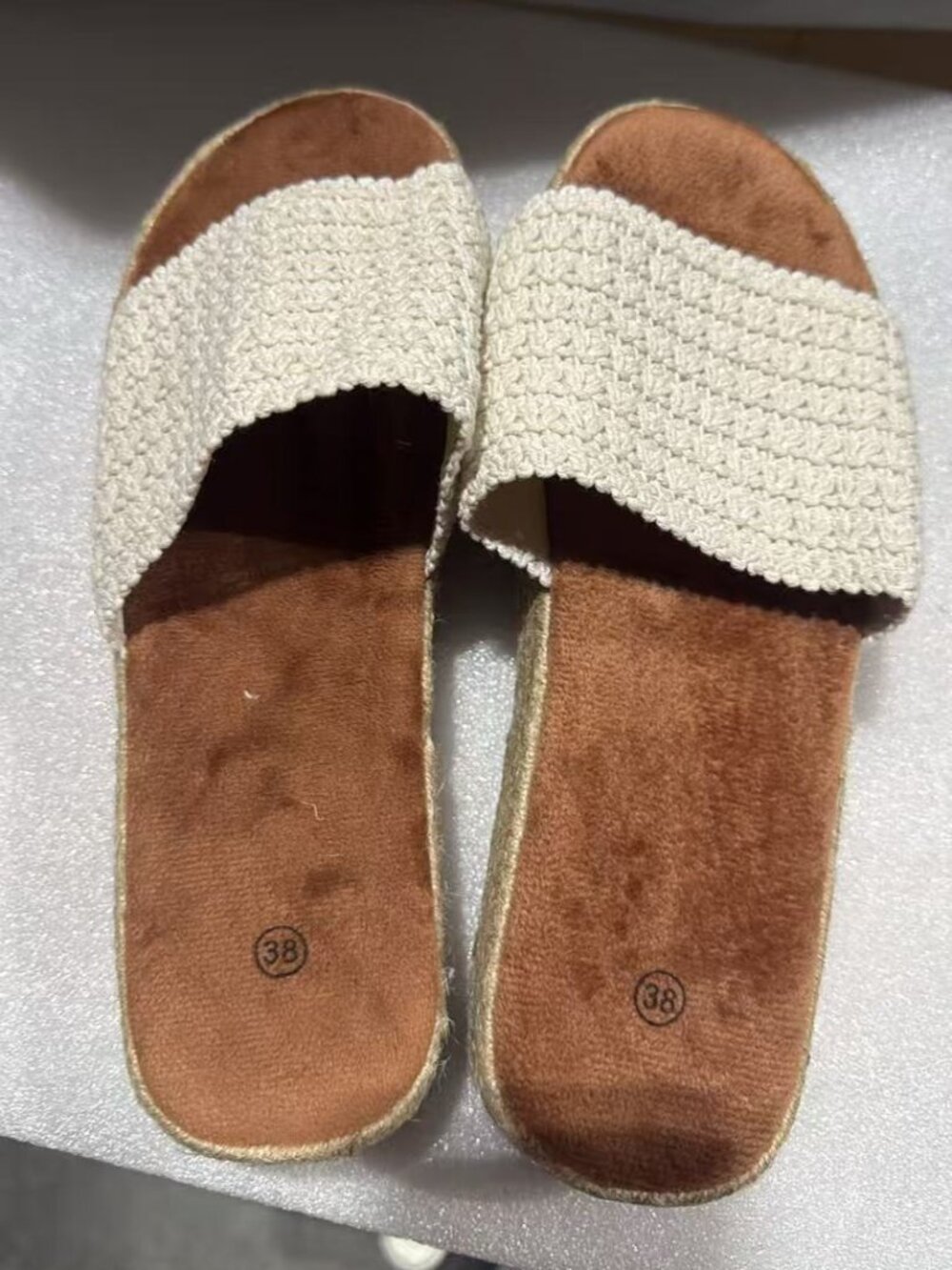 Beige US 7.5 Women's Cool Slippers Spring and Summer Fashionable